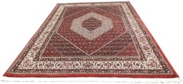 morgenland Wollteppich »Bidjar Teppich handgeknüpft rot«, rechteckig, 15 mm Höhe