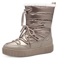 MARCO TOZZI Winterboots, zum Schlupfen, mit aufgesetzter Schnürung und Schnellverschluss