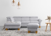 Home affaire Ecksofa »Lindgren«, wahlweise mit TV-Funktion, Stauraum und Kopfteilverstellung
