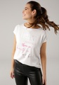 Laura Scott Shirtbluse, mit dezentem Aufdruck - NEUE FARBEN