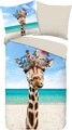 Pure, Pure Bettwäsche-Set COOL GIRAFFE 135x200 cm