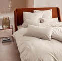 LeGer Home by Lena Gercke Bettwäsche »Anisa«, (2 tlg.), Bettwäsche mit Logostickerei, geeignet im Winter & Sommer, unifarben