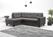 PLACES OF STYLE Ecksofa »Varese« wahlweise mit Bettfunktion und Bettkasten
