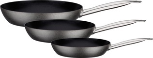 GSW Pfannen-Set »Avanti«, Karbon-Stahl, (Set, 3 tlg.), Induktion
