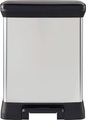 Curver Deco Tretmülleimer 30 L Silbern 240642