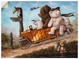 Artland, Artland Wandbild »Reisendes Kinderspielzeug«