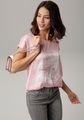 Laura Scott Shirtbluse, aus Satin mit dezentem Aufdruck - NEUE FARBEN