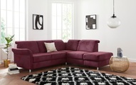 sit&more Ecksofa, inklusive Federkern, wahlweise mit Kopfteilverstellung, Bettfunktion und Stauraum
