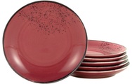CreaTable Speiseteller »NATURE COLLECTION«, (Set, 6 St.), Ø 27 cm, Steinzeug