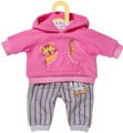 Dolly Moda Joggingsuit Pink Puppen-Kleiderset