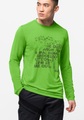 Jack Wolfskin Funktionsshirt Männer Crosstrail Peak Longsleeve Men L grün leaf green