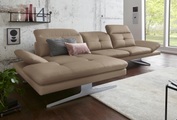 exxpo - sofa fashion Ecksofa, inkl. Kopf- bzw. Rückenverstellung und Armlehnenverstellung