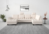 sit&more Wohnlandschaft, wahlweise mit Bettfunktion, Bettkasten, Sitztiefenverstellung
