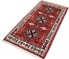 morgenland Wollteppich »Kazak Teppich handgeknüpft rot«, rechteckig, 10 mm Höhe