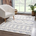 Carpet City Hochflor-Teppich »Focus«, rechteckig, 20 mm Höhe, 3D-Optik, Boho-Stil, Wohnzimmer