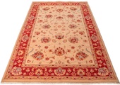 THEKO Wollteppich »Saharna 2444«, rechteckig, 12 mm Höhe, reine Wolle, Orient-Optik, mit Fransen, Wohnzimmer