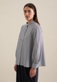 seidensticker Klassische Bluse »Schwarze Rose«, Langarm Kragen Streifen