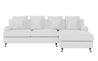 Guido Maria Kretschmer Home&Living Ecksofa »NORIN«, (2 St.), zwei Fussarten: vorne - Rollen, hinten - Holzfüsse