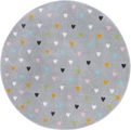 HANSE Home Kinderteppich »Adventures Little Hearts«, rund, Spielteppich, weich, Kinderzimmer, Kurzflor, Spielunterlage, Teppich