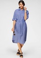 seidensticker Blusenkleid, (2 tlg., mit Bindegürtel), in langer Form, Maxidress, aus Leinen
