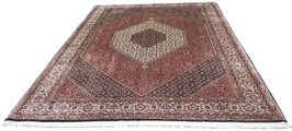 morgenland Wollteppich »Bidjar Teppich handgeknüpft rot«, rechteckig, 15 mm Höhe