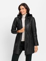 MAINPOL, Mainpol Lederjacke, mit Kapuze