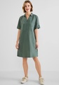 STREET ONE, STREET ONE Hemdblusenkleid, mit leicht abgerundetem Saum
