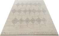Gino Falcone Teppich »Durlesti 4925«, rechteckig, Kurzflor, modernes Rauten Design, Boho, Wohnzimmer, Esszimmer