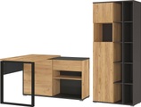 GERMANIA Büromöbel-Set »Fintona«, inklusive Winkelschreibtisch und Aktenschrank