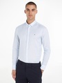 Tommy Hilfiger Businesshemd »FLEX MICRO FOULARD SF SHIRT«, Mit Minimal-Print, Button-down-Kragen