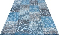 HANSE Home Teppich »Bloques«, rechteckig, 9 mm Höhe, Weicher Flor, Patchwork Design, ringsum gekettelt, strapazierfähig, pflegeleicht, Wohnzimmer, Schlafzimmer, Büro, aus der EU