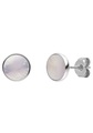 Purelei Paar Ohrstecker »Schmuck Geschenk, White Gloss Ohrringe, 2149-Earring-White-Glos«, mit Perlmutt (synth.)