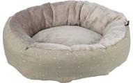 TRIXIE Tierbett »Xmas Luciano, ø 50 cm, Beige/Goldfarben«
