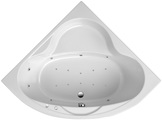 OTTOFOND, OTTOFOND Whirlpool-Badewanne »Sara«, (1 tlg.), Typ Premium, chrom und Farblichtscheinwerfer