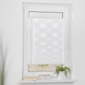 LICHTBLICK, LICHTBLICK Plissee »Plissee Klemmfix, ohne Bohren, verspannt, Ausbrenner«, In moderner Crushed Optik. Einfache Montage des Plissee am Fenster mit vier Klemmträgern - ohne pendeln. In vielen Farben und auch für Türen.