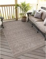 Carpet City Teppich »Santorini«, rechteckig, 5 mm Höhe, 3D-Effekt, für Wohnzimmer, Flur, Küche, Wintergarten, Balkon, Wetterfest & UV-beständig