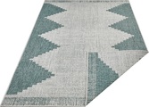 freundin Home Collection Teppich »Diona«, rechteckig, 5 mm Höhe, In-und Outdoor geeignet, Wohnzimmer, Balkon, Terrasse, Garten, Strapazierfähig und pflegeleicht, Flachgewebe