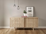 COUCH??, COUCH? Sideboard »Schwalm«, mit 2 Schiebetüren, 155 cm breit, COUCH Lieblingsstücke