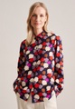 seidensticker Hemdbluse »Schwarze Rose«, Langarm Kragen Druck