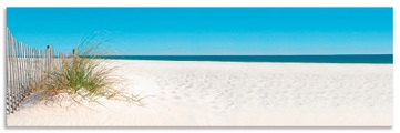 Artland Küchenrückwand »Schöne Sanddüne mit Gräsern und Zaun«