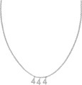 Purelei Kette mit Anhänger »Schmuck Geschenk Angel Numbers, 23401, 111-222-444-777«, mit Zirkonia (synth.)