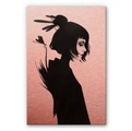 Wall-Art Metallbild »Metallic Libelle Metallschild«