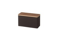 Yamazaki - Aufbewahrungsbox RIN - schwarz - Mischmaterial - 10.5/23/14 cm