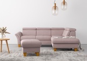 Home affaire Ecksofa »Lindgren«, wahlweise mit TV-Funktion, Stauraum und Kopfteilverstellung