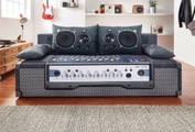 exxpo - sofa fashion Schlafsofa, inklusive Bettfunktion und Bettkasten, wahlweise mit Liftbettfunktion und Federkern