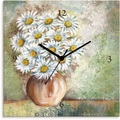 Artland Wanduhr »Margeriten in Vase I«