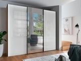 WIEMANN Schwebetürenschrank »Monaco«, hochwertige Glas- und Spiegelfront