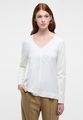 ETERNA Mode GmbH, Viscose Shirt in off-white unifarben
