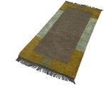morgenland Wollteppich »Nepal Teppich handgeknüpft grau«, rechteckig, 18 mm Höhe, handgeknüpft