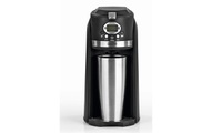 Filterkaffeemaschine, BEEM, »Grind & Go Silberfarben/Schwarz«